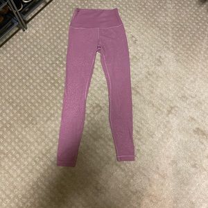 Women's Pink High-Waisted Leggings